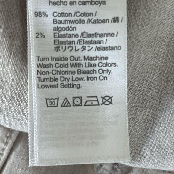 NWT Madewell The Perfect Vintage Wide Leg Crop Jean Stretch Denim Size 32 NEW - Picture 14 of 16